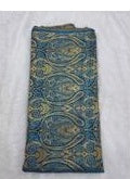 Banarasi Brocade Blue Gold - 44 inches