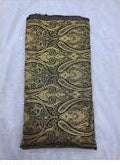Banarasi Brocade Deep Brown Gold - 44 inches